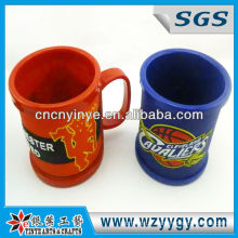 Tasse en plastique PP avec couverture Pvc souple